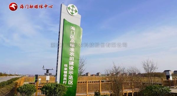 江苏海门高标准农田样板区，智慧化监管守护千亩良田