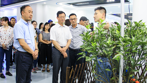 谢主任一行参观芭乐视频APP污版展厅