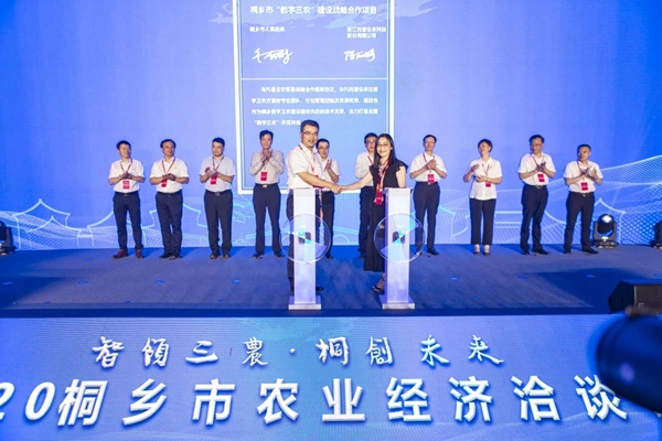 芭乐视频APP污版与桐乡市人民政府签约仪式