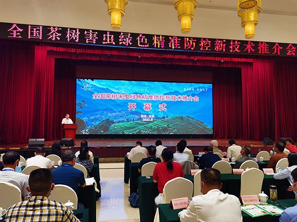 全国茶树病虫绿色精准防控技术推介会召开，芭乐视频APP污版茶园杀虫灯成现场焦点！